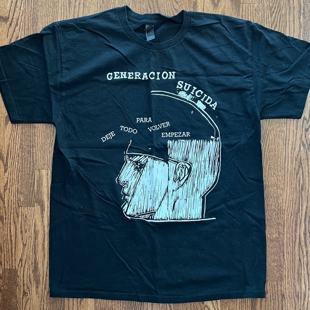 Generacion Suicida - Hombre Nuevo - S/S Tshirt | Black | Men’s Large